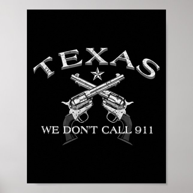 Texas Vi Ringmer Inte 911  Poster (Framsidan)