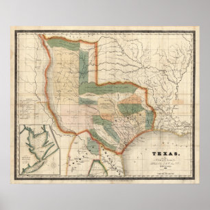Texas vid David H skorrar Poster