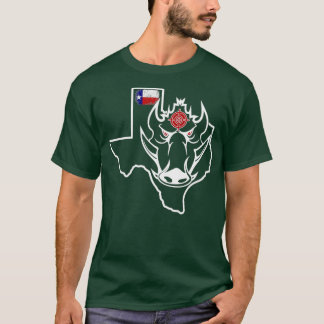 Texas Vild Boar Javelina Vild Hog T Shirt