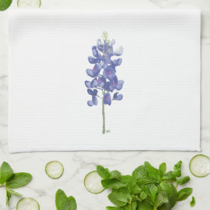 Texas Vild Flower Bluebonnet Kökshandduk