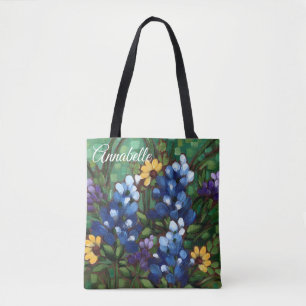 "Texas Vildblomma-Bluebonnets" hänger lös den Tygkasse