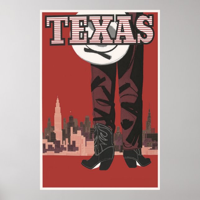 Texas Vintage affisch (Framsidan)