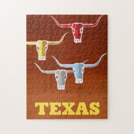 Texas Vintage Art Coola Historik Photos Travel Pu Pussel