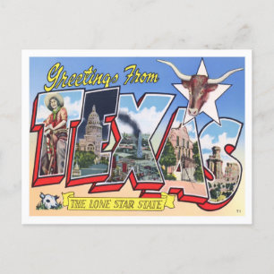 Texas Vintage Big Brev vykort