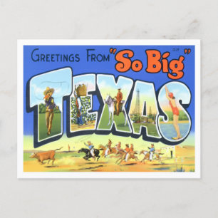 Texas Vintage Big Brev vykort
