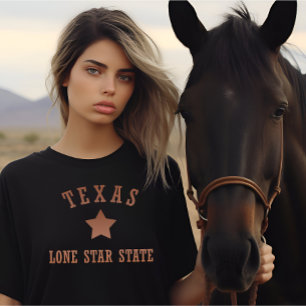 Texas vintage den ensamma stjärnans stat t shirt