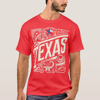 Texas Vintage Design T Shirt