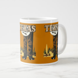 Texas Vintage resor Poster mugg Jumbo Mugg