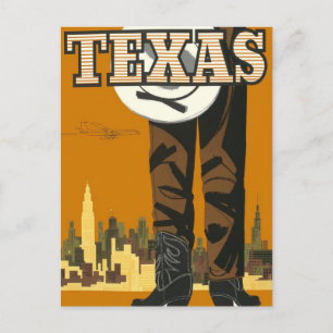 TEXAS vintage resor Vykort