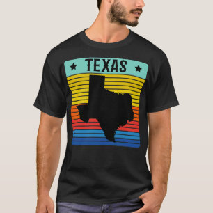 Texas Vintage Retro Stil State Texan T Shirt