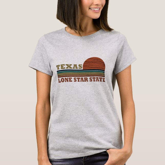Texas vintage sunset t shirt (Framsida)