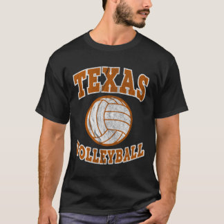 Texas Volleyball Vintage Distress T Shirt