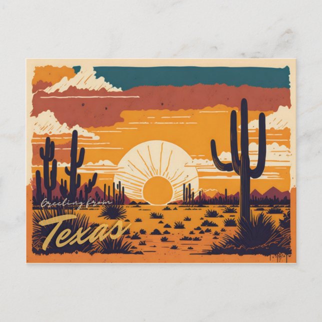 Texas Vykort (Framsida)