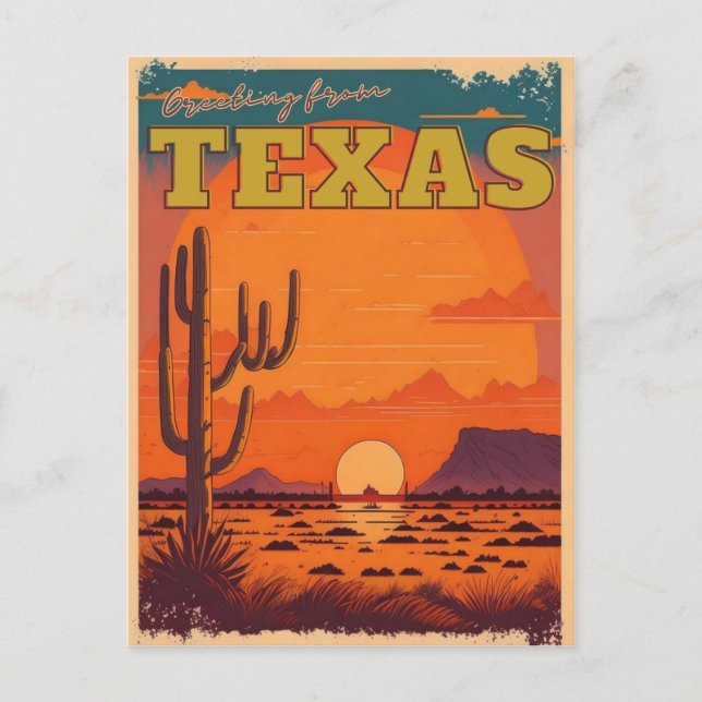 Texas Vykort (Framsida)