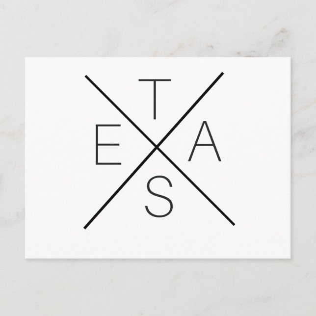 TEXAS-vykort Vykort (Framsida)