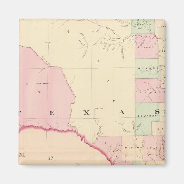 Texas W-portion Magnet (Framsidan)