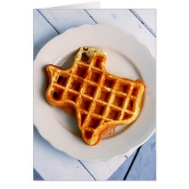 Texas Waffle Hälsningskort