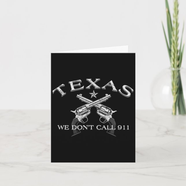 Texas We Don't Call 911  Kort (Framsida)
