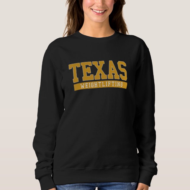 Texas Weightlifting T Shirt (Framsida)
