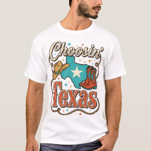 Texas Western Vintage Cowgirl Grafisk T-Shirt Desi