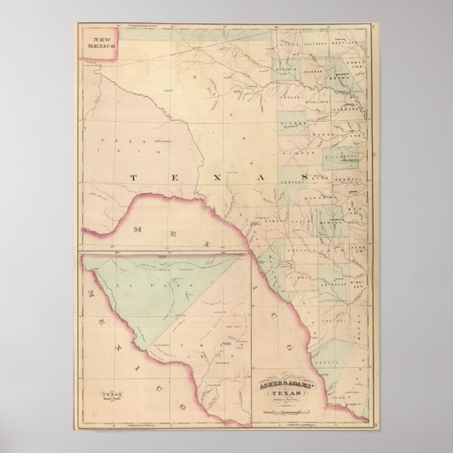 Texas, Westerna portionen Poster (Framsidan)