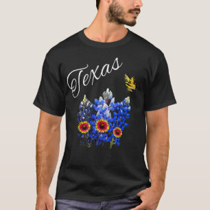 Texas WildblomButterfly Home State Bluebonnet G T Shirt