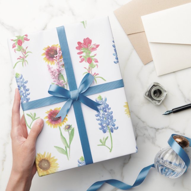 Texas Wildblomma Mönster Presentpapper (Gifting)