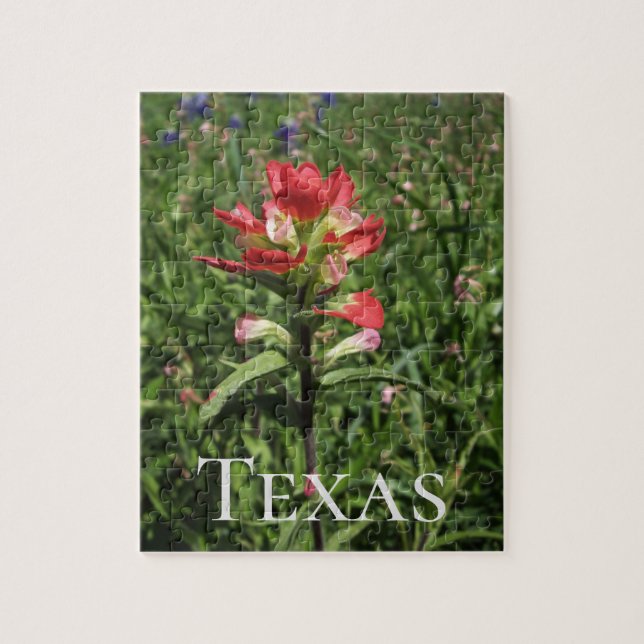 Texas Wildblommor Pussel (Vertikal)
