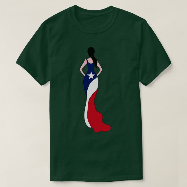 Texas Woman T Shirt (Design framsida)