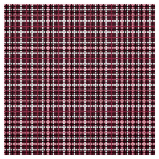 Texas Womans Universiteten Tartan Tyg (Provkarta)