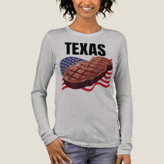 Texas Women's Bella+Canvas Långärmad T Shirt