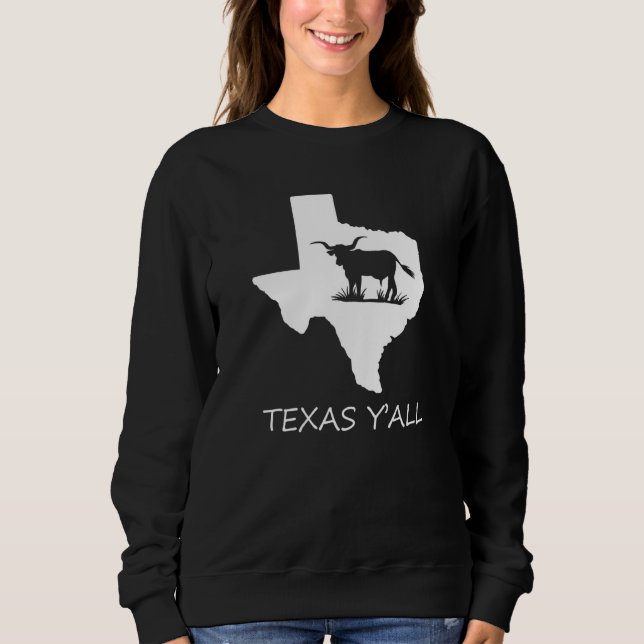 Texas Y'all 1 T Shirt (Framsida)