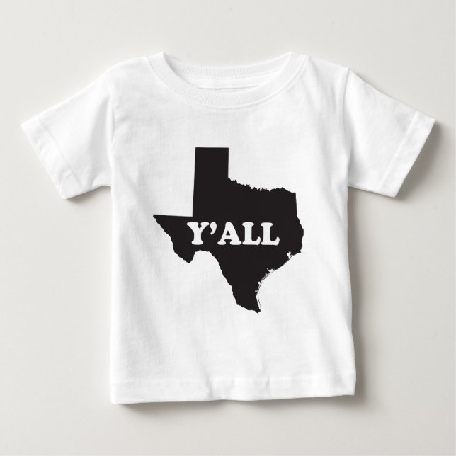 Texas Yall Tee Shirt (Framsida)