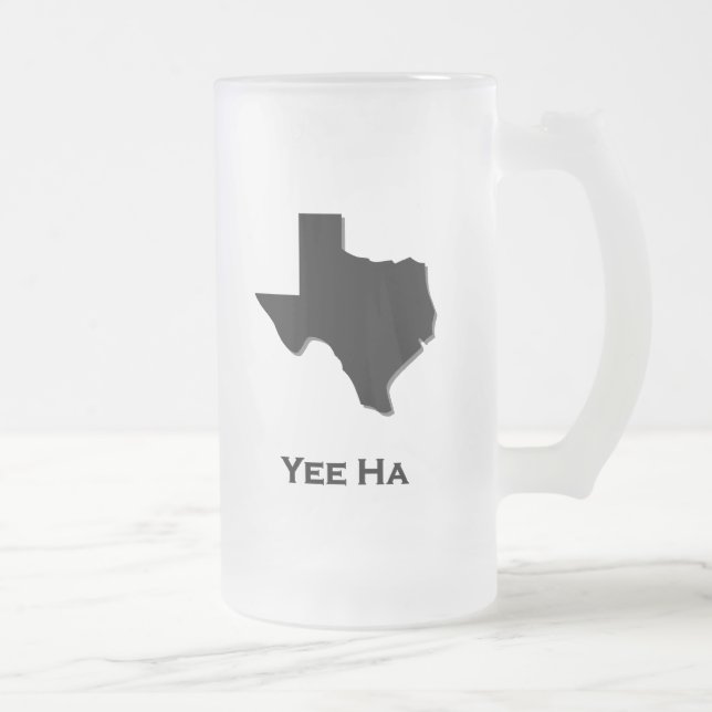 Texas Yee Ha Frostat Ölglas (Höger)