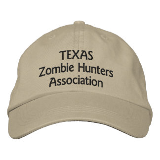 Texas Zombie Hunters Association Broderad Keps
