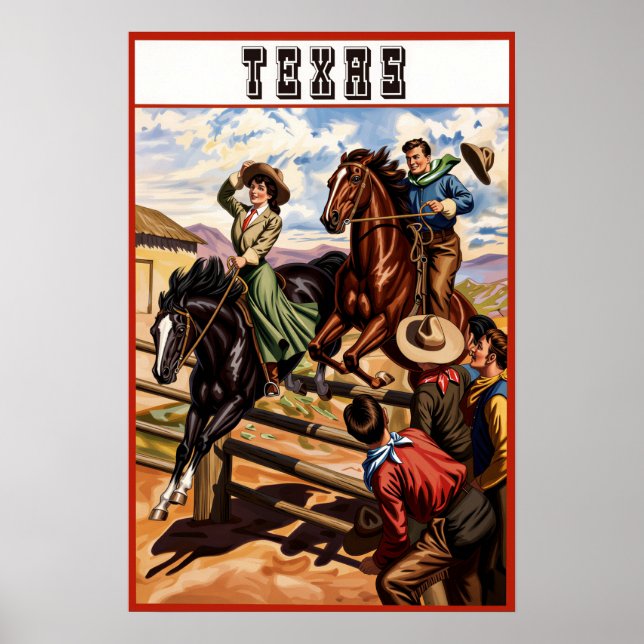 Texasaffisch Poster (Framsidan)