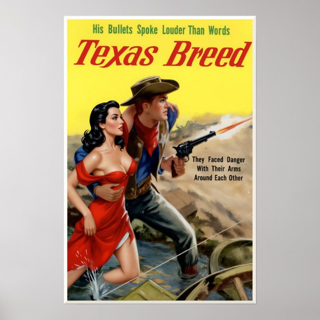 Texasaffisch Poster (Framsidan)