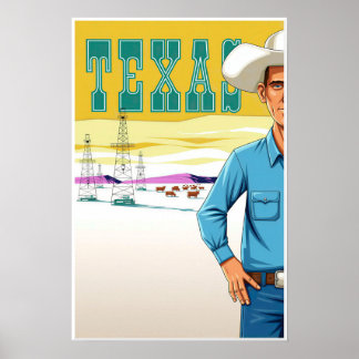 Texasaffisch  poster