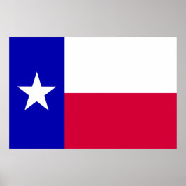 Texasflagga Poster