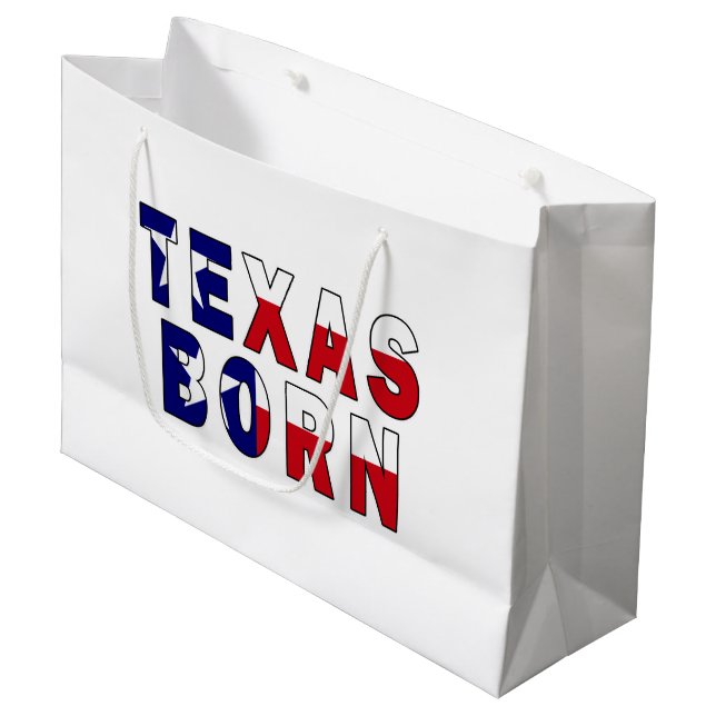 Texasfödd flagga (Framsidan Vinklad)