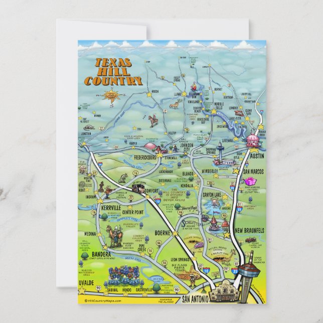 TexasHillCountry-inbjudan Inbjudningar (Framsida)