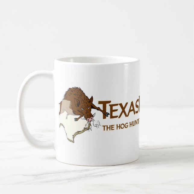 TexasHogHunter.com kaffemugg (Vänster)