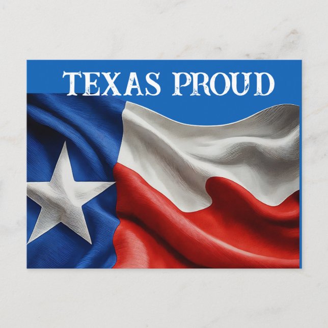 TEXASPROUD VYKORT (Framsida)