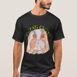 TEXEL GUINEA PIG BEING CUTE T SHIRT