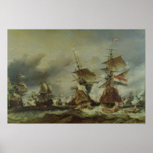 Texelslaget den 29 juni 1694 poster