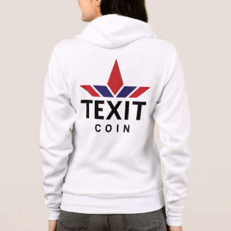 TeXit Coin Canvas Zipper Hoodie T Shirt