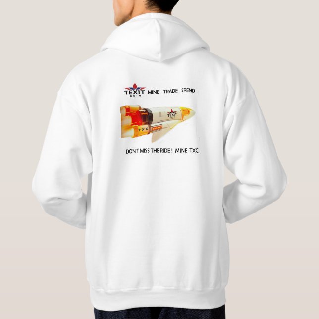 TeXit Coin Manar Basic Hoodie (Baksida)
