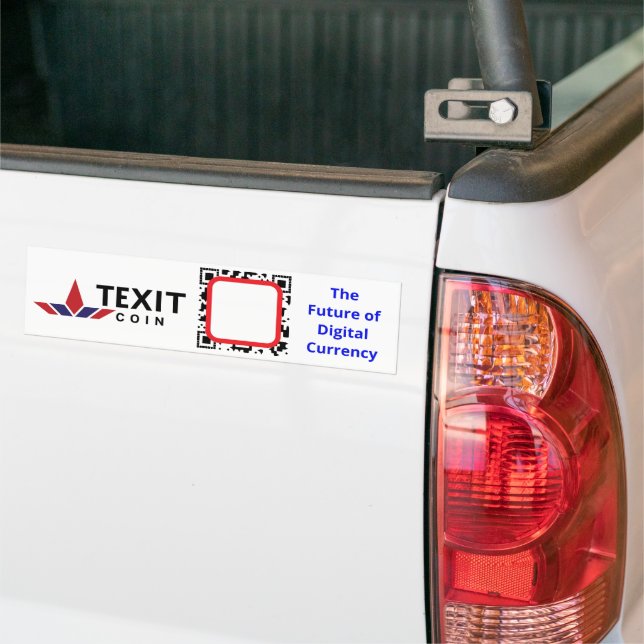 TexitCoin Official Logo  Bildekal (På lastbil)