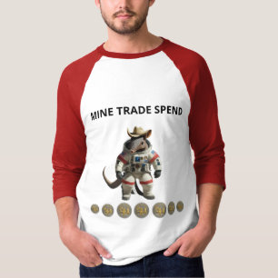 TexitCoin Officiella Logo och Armadillo T Shirt