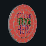 TEXMALL FÖR MODERN REDIGERBAR RÖD ORANGE DARTTAVLA<br><div class="desc">DET HÄR ÄR EN UTFORMNING SOM ÄR ANPASSAD FÖR KUNDER.DU KAN ÄNDRA,  ÄNDRA ELLER LÄGGA TILL LOGOTYP,  FOTO,  TEXT OCH FÄRG PÅ DET SÄTT DU VILL.TACK.</div>